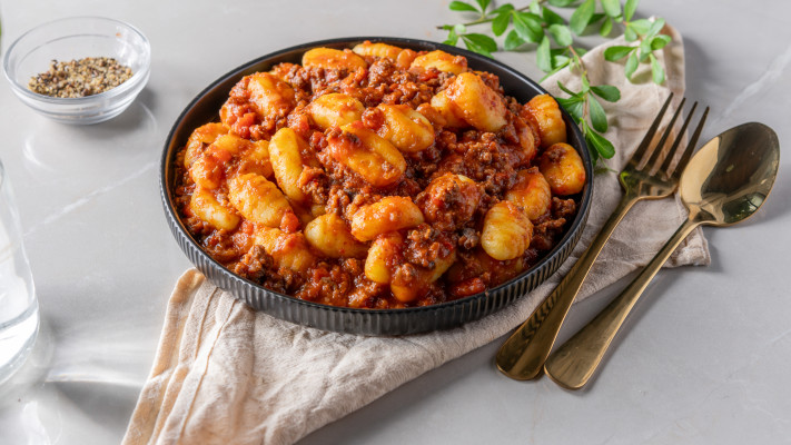 מנת ניוקי ״סופר מריו״ המפורסמת של HomeMade (צילום:  עוז אוחיון)