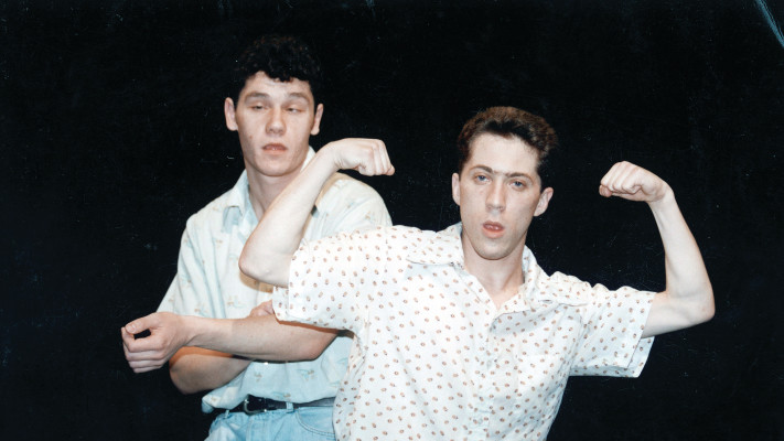 עידן אלתרמן ואבי גרייניק בשנת 94