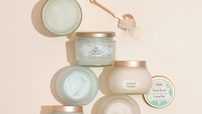 פילינג לעור הפנים הגוף והשיער 