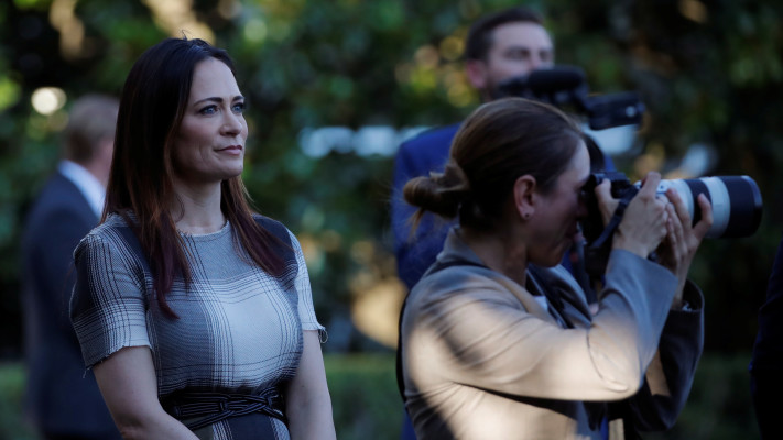 סטפני גרישם בתפקידה בבית הלבן