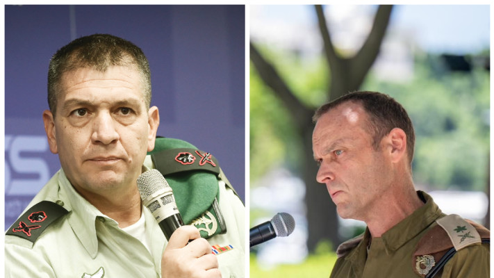 שלומי בינדר, אהרון חליוה (צילום: אבשלום ששוני,דובר צה''ל)