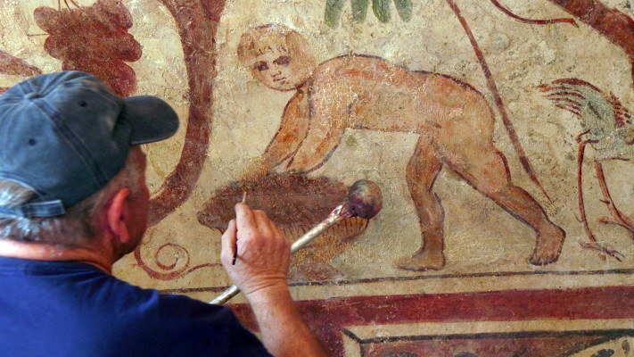 עבודות השימור והשיחזור של משמרי רשות העתיקות