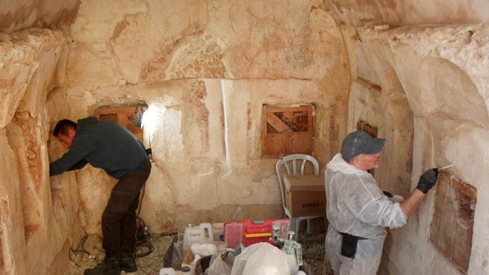 עבודות השימור והשיחזור של משמרי רשות העתיקות