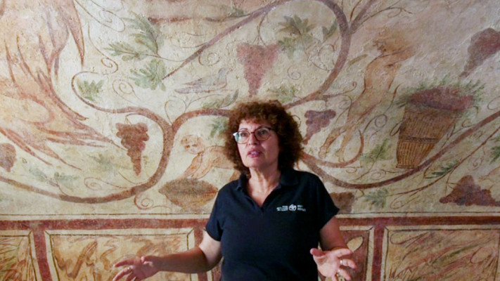 ד''ר אלנה קוגן זהבי מרשות העתיקות בקברים לאחר שימורם