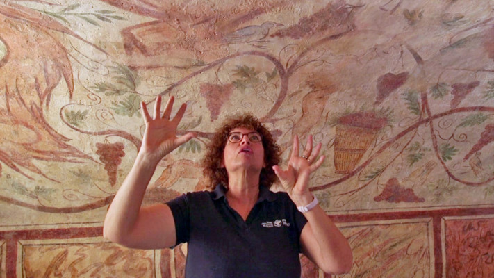 ד''ר אלנה קוגן זהבי מרשות העתיקות בקברים לאחר שימורם