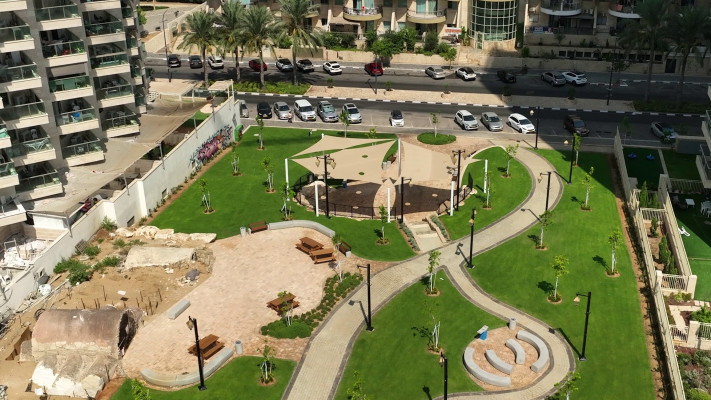 הגן הארכיאולוגי החדש שהוקם באשקלון
