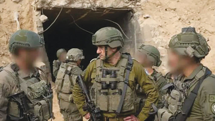 הרמטכ''ל בציר פילדלפי  (צילום: דובר צה''ל)