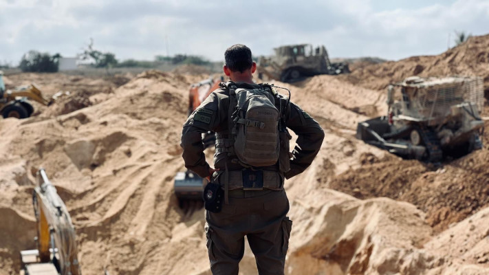 ציר נצרים (צילום: דובר צה''ל)