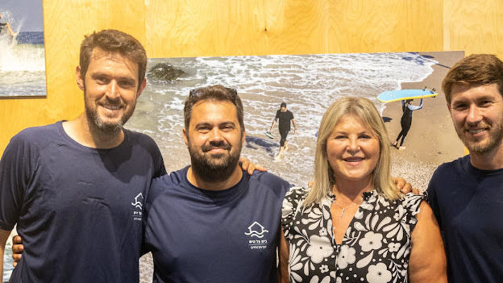 עילי פרבשטיין, אלה וולדמן, שי ויטר, אהד לינדר&nbsp; (צילום: קורל בן שמול)