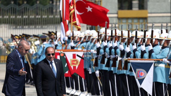 ביקור א-סיסי באנקרה, ארדואן