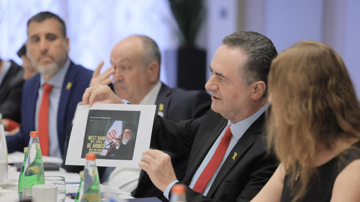 שר החוץ ישראל כ''ץ ושרת החוץ של גרמניה ברבוק