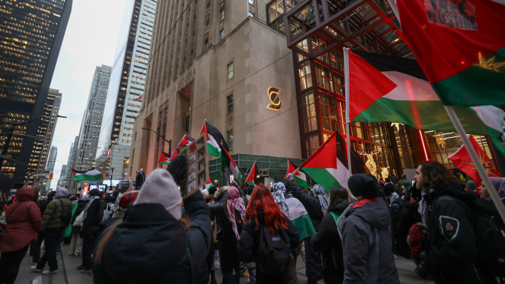 מחאה פרו- פלסטינית בטורונטו