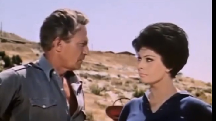 סופיה לורן בסרט ''יהודית'' (צילום: צילום מסך)