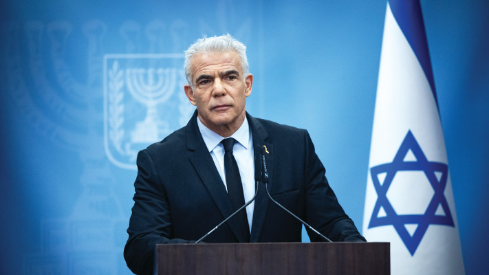יאיר לפיד (צילום: יונתן זינדל, פלאש 90)