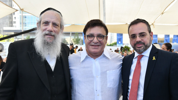 אוריאל בוסו, עופר נמרודי וחנוך זייברט  (צילום: ראובן קסטרו)