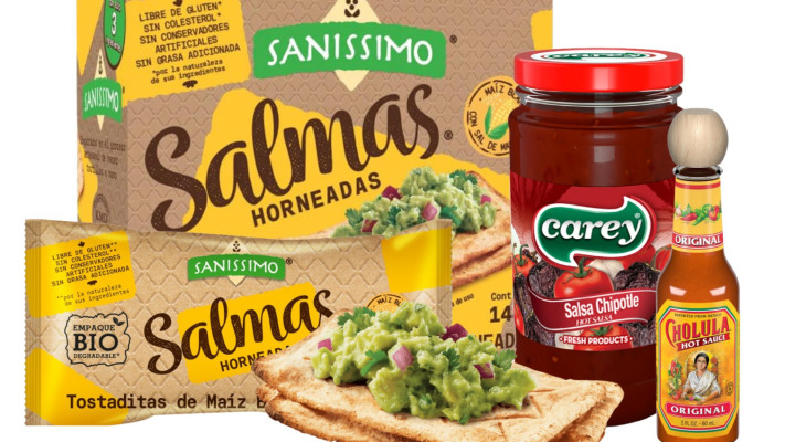 קרקרים, סלסה ורוטב צ'ולולה. מקסיקו ישראל טרייד