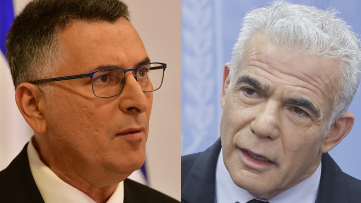 יאיר לפיד וגדעון סער