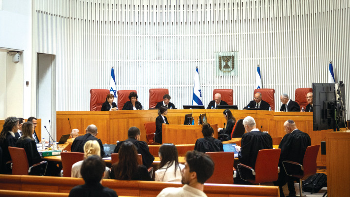 דיון בבג''ץ  (צילום:  חיים גולדברג, פלאש 90)