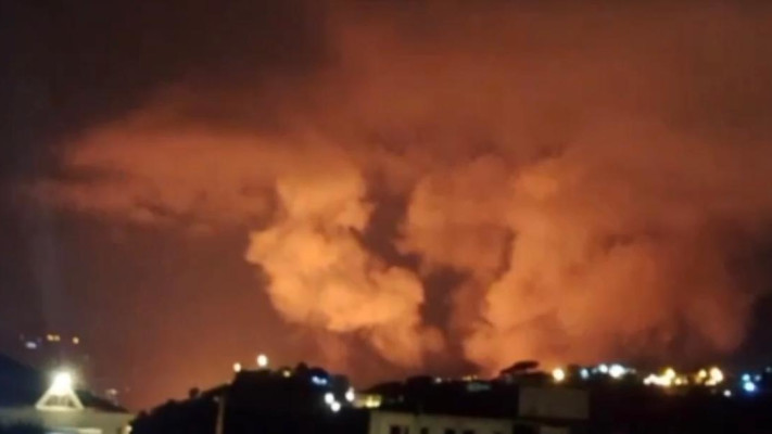 תקיפות בלבנון 19.9.24 (צילום: רשתות ערביות)