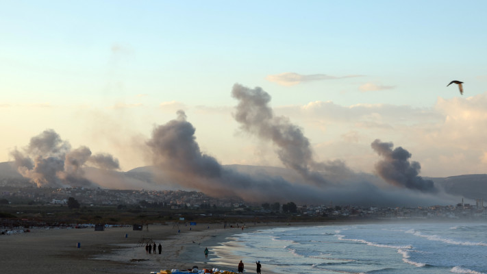 תקיפה בלבנון (צילום:  REUTERS/Aziz Taher)