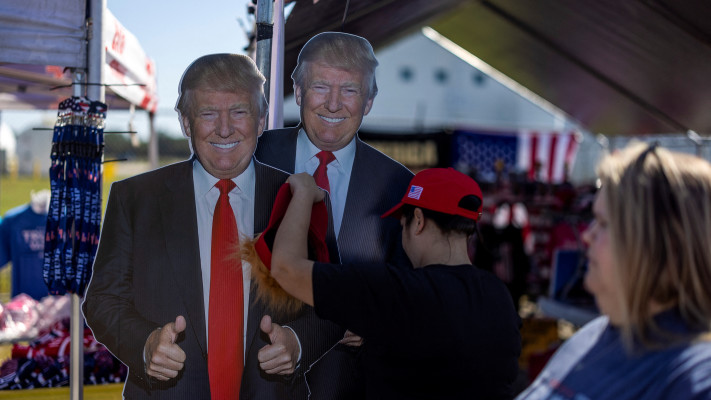 עצרת בחירות של דונלד טראמפ בצפון קרוליינה