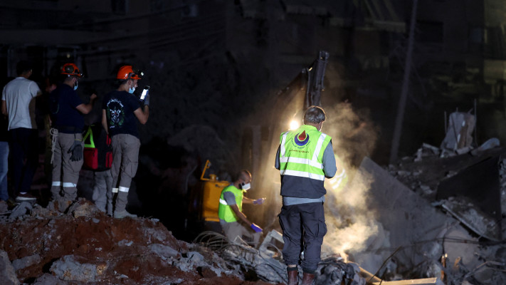 תקיפות צה''ל בדאחייה בביירות 28.9.24 (צילום: רויטרס)
