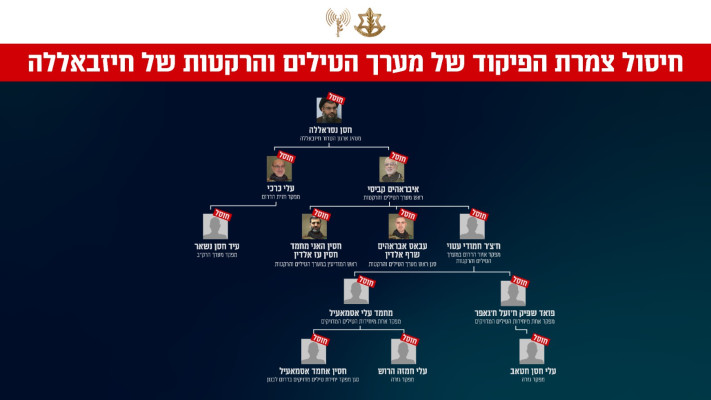 צמרת החיזבאללה שחוסלה  (צילום: דובר צהל)