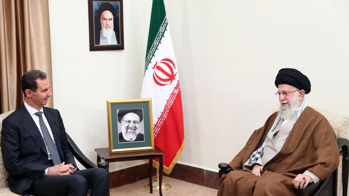 בשאר אל-אסד, עלי חמינאי  (צילום: Office of the Iranian Supreme Leader/WANA (West Asia News Agency) via REUTERS)