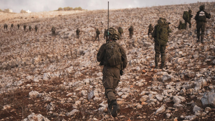 כוחות אוגדה 36 בלבנון (צילום: דובר צה''ל)