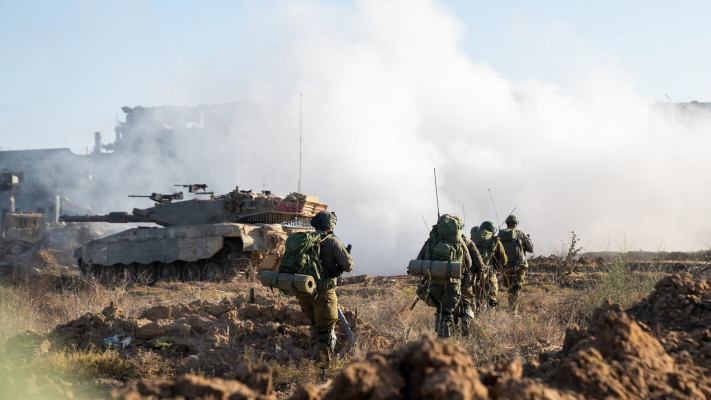 אוגדה 252 ברצועת עזה, חרבות ברזל (צילום: דובר צה''ל)