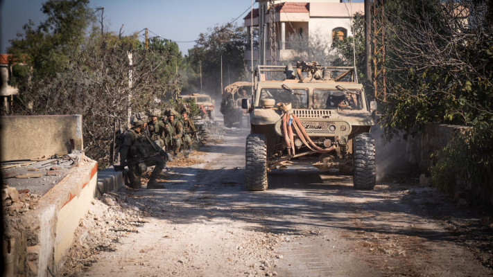 תיעוד פעילות כוחות צה''ל בדרום לבנון (צילום: דובר צה''ל)