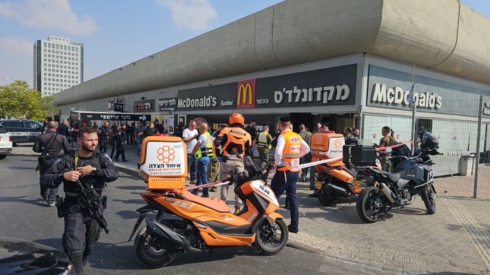 זירת הפיגוע בבאר שבע