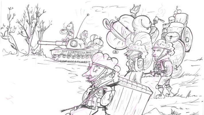 יומן לחימה מאויר