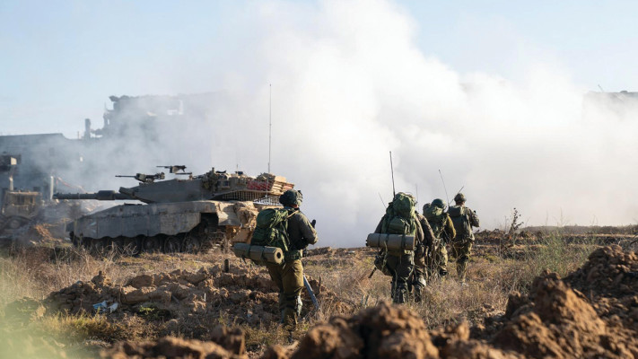 כוחות צה''ל ברצועת עזה (צילום: דובר צה''ל)