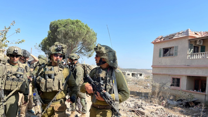 התמרון הקרקעי בלבנון (צילום: אבי אשכנזי)