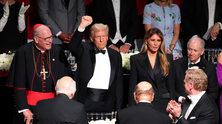 מלניה ודונלד טראמפ 