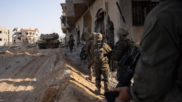  הכווינו תקיפות של חיל האוויר. בתמונה: כוחות צה''ל ברצועת עזה