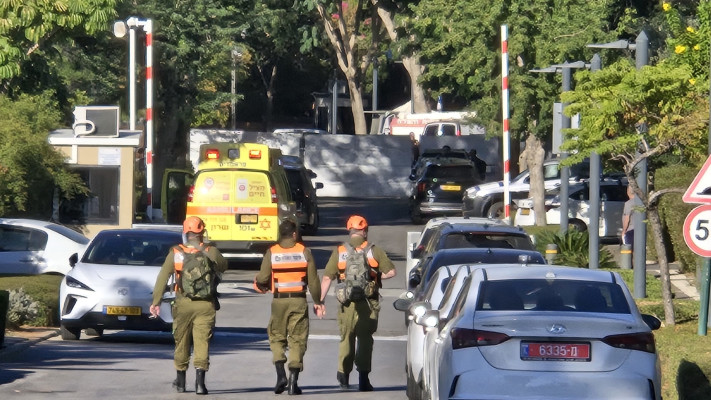 זירת האירוע בקיסריה