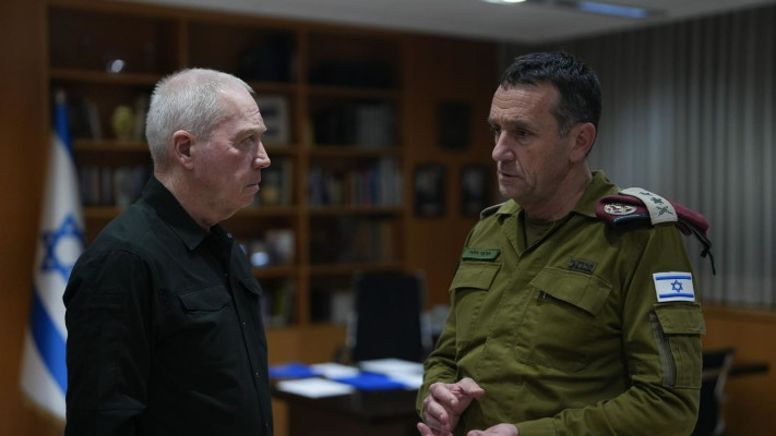 יואב גלנט, הרצי הלוי (צילום: אלעד מלכה)