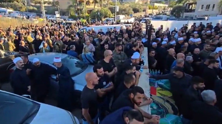 הלוויתו של אחסן דקסה (צילום: שקד שדה)