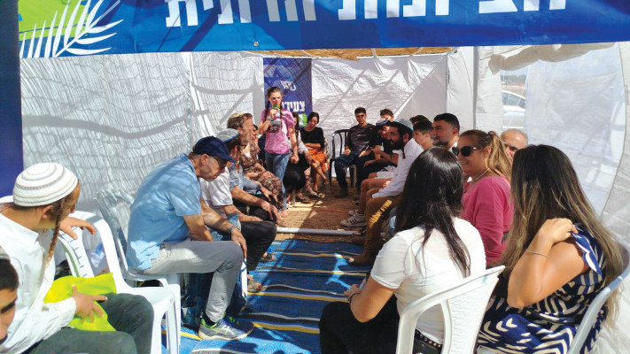 סוכת הציונות הדתית למען ההתיישבות בעזה