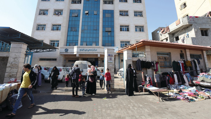 ''זאת סוכנות לפירוק ישראל'', בתמונה: מתקן אונר''א בעזה (צילום: רויטרס)