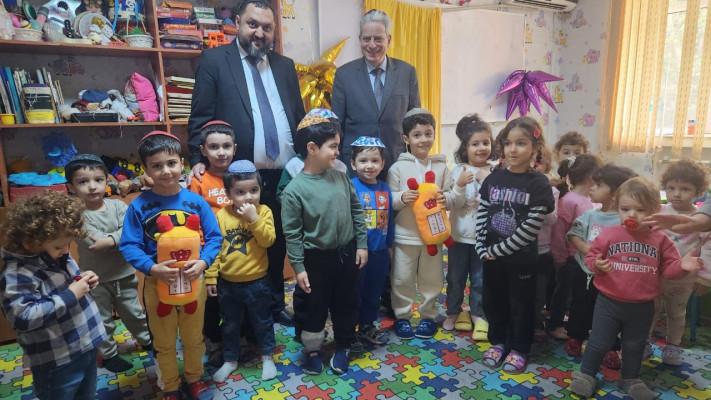 מפגש בין דתי באזרבייג'ן (צילום: באדיבות הקהילה היהודית בבאקו)