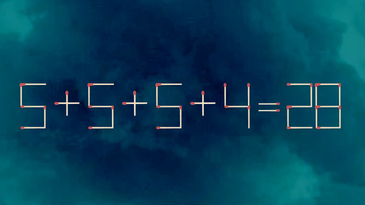 האם תצליחו לפתור את המשוואה באמצעות הזזת גפרור אחד בלבד?