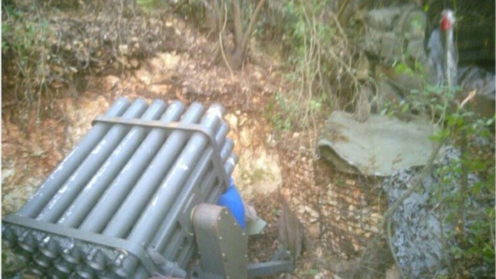 המשגר שאותר על ידי כוחות אוגדה 36