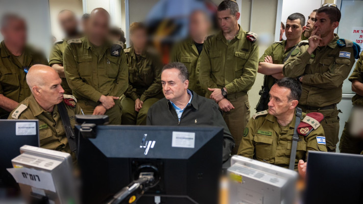 ישראל כ''ץ, הרצי הלוי, אורי גורדין  (צילום: דוברות משרד הביטחון)