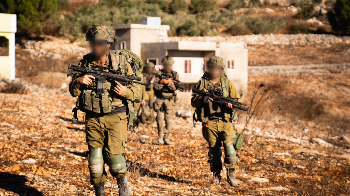 פעילות לוחמי חטיבת גולני בדרום לבנון (צילום: דובר צה''ל)