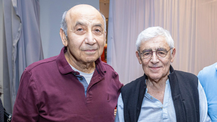 מנחם ברנר ויצחק סוארי (צילום: לנס הפקות)