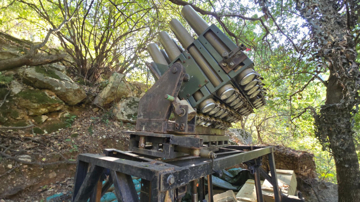 משגרי חיזבאללה שנמצאו בליטאני