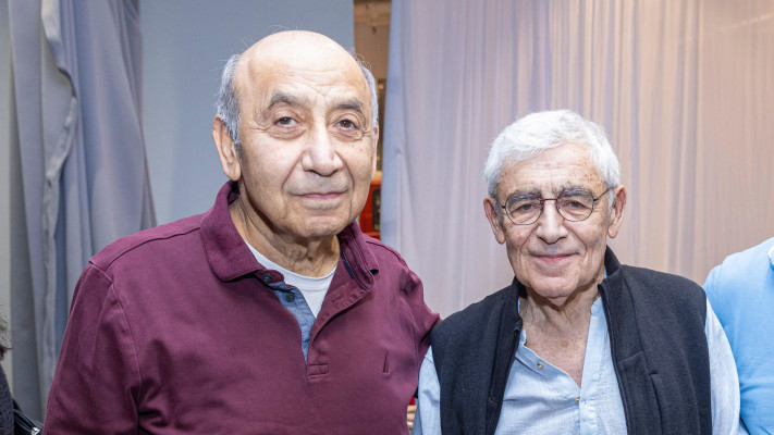 מנחם ברנר ויצחק סוארי (צילום: לנס הפקות)